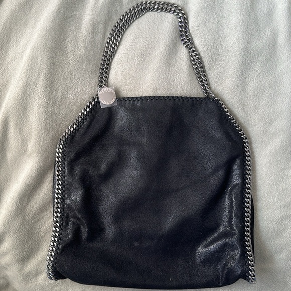 Stella McCartney Handbags - Stella McCartney Small Tote Eco Shaggy Deer Black